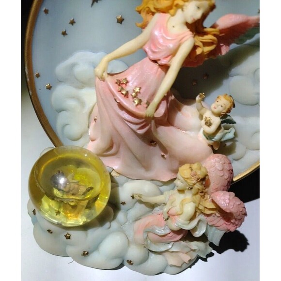 Vtg Collectors Cadona 1999 Guardian Angels collecting stars in sky 3D Decor - Picture 5 of 15